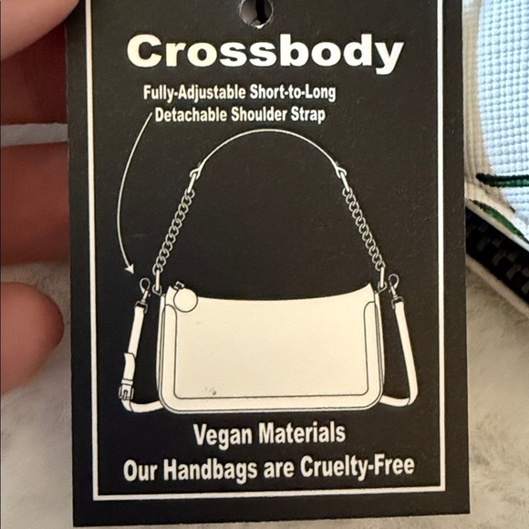 ED HARDY Tattoo Satchel And Shoulder Bag White NWT Love Kills Slowly ☠️🌹🦅🐅 - Picture 9 of 10